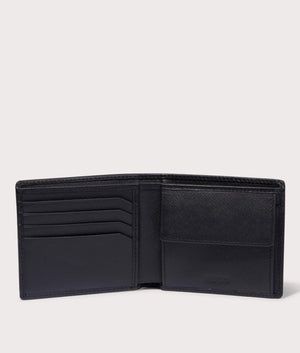 Hugo Keyring And Wallet in black at EQVVS Menswear wallet shot