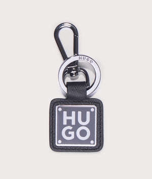 Hugo Keyring And Wallet in black at EQVVS Menswear keyring shot