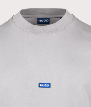 Nieros HUGO T-Shirt in grey. Shot at EQVVS. Detail shot. 