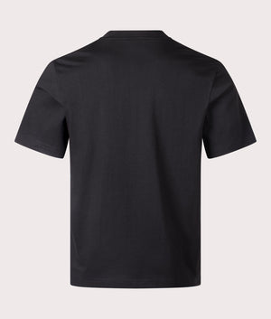 HUGO Nutongo T-Shirt in black, 100% cotton at EQVVS. Back shot. 