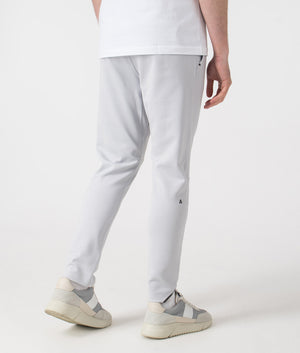 BOSS Regular Fit Hicon Active Joggers in Light/Pastel Grey. Shot at EQVVS.  Back shot. 