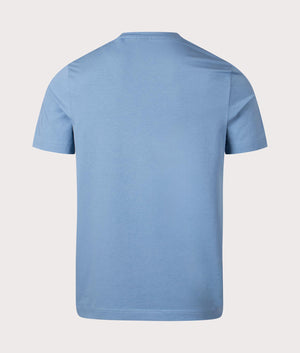 BOSS Relaxed Fit TChup T-Shirt in Light/Pastel Blue. At EQVVS Menswear. Back shot