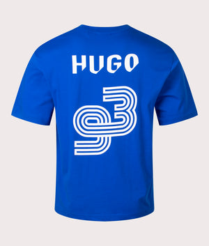 Hugo Nebulop T-Shirt in Open Blue. Shot at EQVVS. 