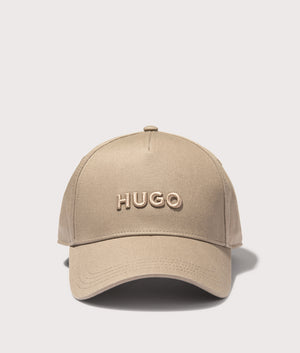 HUGO Jude Cap  in Medium Brown. Shot at EQVVS.  Front shot. 