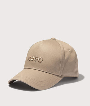 HUGO Jude Cap  in Medium Brown. Shot at EQVVS.  Side shot. 