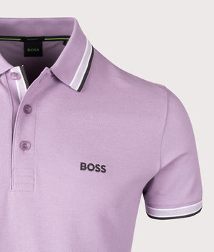 Light purple Paddy Polo Shirt by BOSS. Shot at EQVVS. 