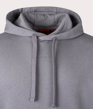 Dapo Hoodie Open Grey by HUGO. Shot at EQVVS. Mannequin detail shot. 