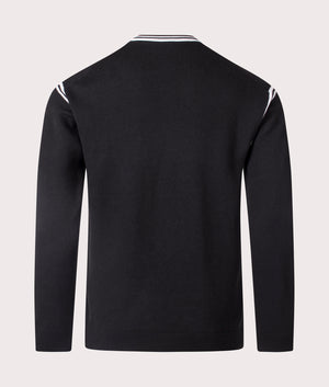 BOSS K Tape Sweatshirt in Black at EQVVS Menswear Back Shot