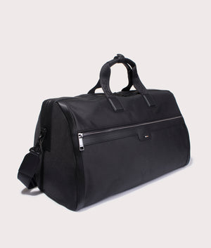 BOSS Ray N Holdall Weekender Bag at EQVVS. Angle Shot.