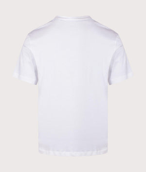 HUGO Newromi T-Shirt in White. Shot at EQVVS.  Back shot. 