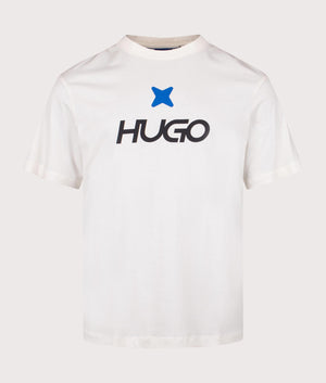 Hugo Newromi T-Shirt in Open White. Shot at EQVVS. Front Shot