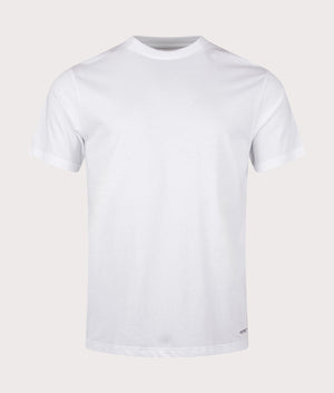 Carhartt WIP 2 Pack T-Shirt in White. EQVVS. Front shot. 