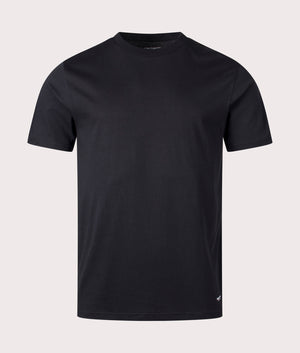 Carhartt WIP Two Pack Crew Neck T-Shirt in Black for men at EQVVS Front Shot