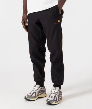 Relaxed Fit American Script Joggers Black Carhartt WIP EQVVS