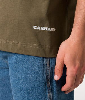 Relaxed-Fit-Link-Script-Nettle/White-T-Shirt-Carhartt-WIP-EQVVS