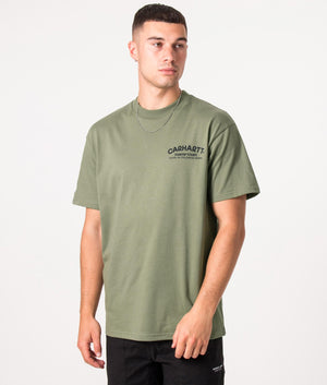 Relaxed-Fit-Swamp-Tours-T-Shirt-Dollar-Green-Carhartt-WIP-EQVVS