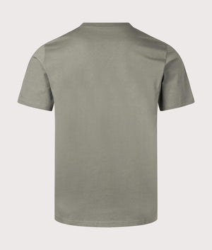 Carhartt WIP Pocket T-Shirt in Smoke Green at EQVVS. Back Shot.