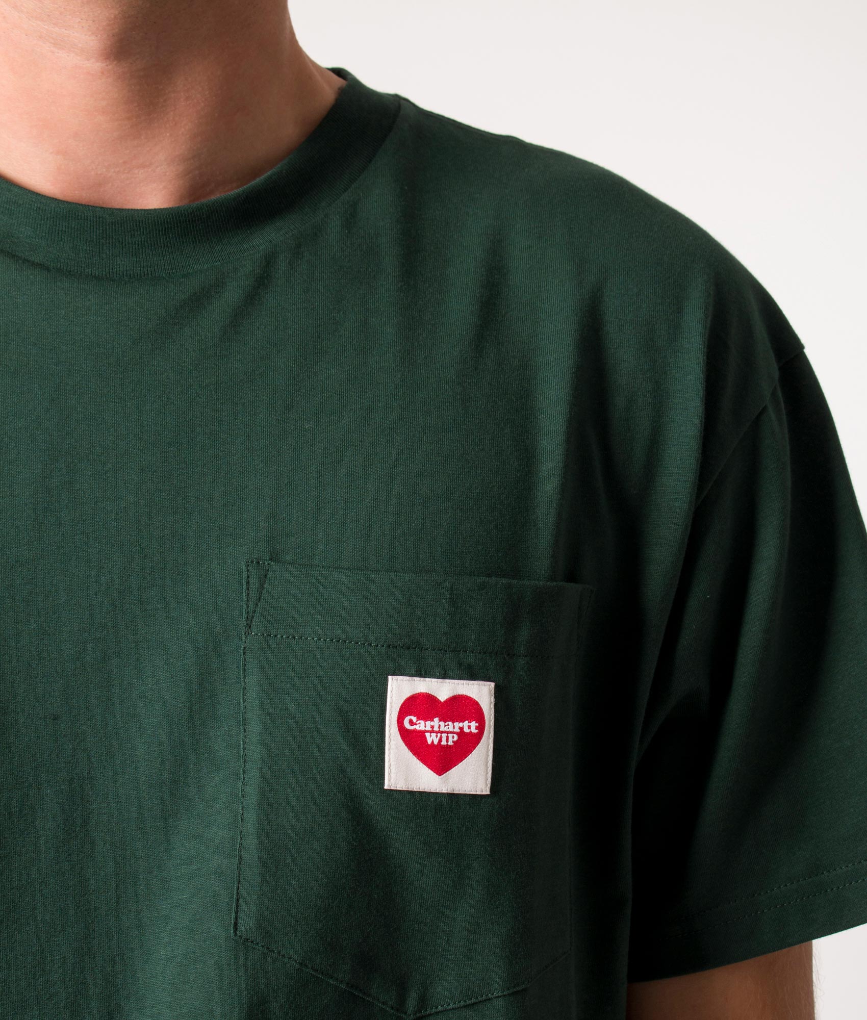 Pocket Heart T-Shirt Discovery Green | Carhartt WIP | EQVVS