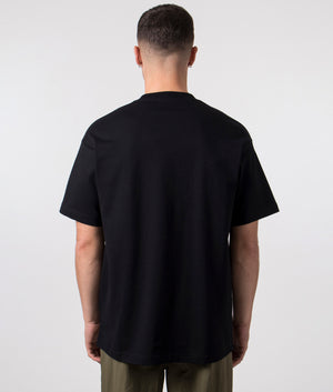 Relaxed-Fit-Deadkebab-Workin-On-It-T-Shirt-Black-EQVVS-Back-Image