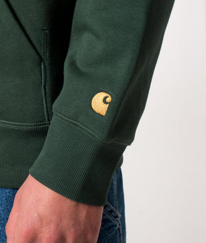 Chase-Hoodie-Discovery-Green/Gold-Carhartt-WIP-EQVVS