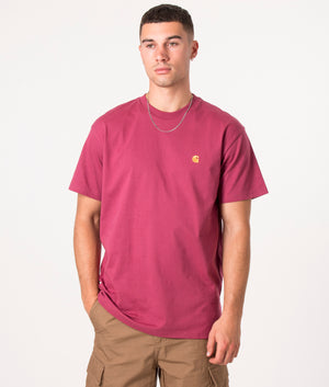 Relaxed-Fit-Chase-T-Shirt-Punch/Gold-Carhartt-WIP-EQVVS