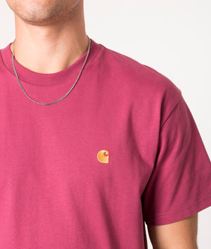 Relaxed-Fit-Chase-T-Shirt-Punch/Gold-Carhartt-WIP-EQVVS