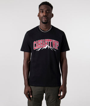 Mountain-College-T-Shirt-Black-Carhartt-WIP-EQVVS-Front-Image