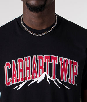 Mountain-College-T-Shirt-Black-Carhartt-WIP-EQVVS-Detail-Image