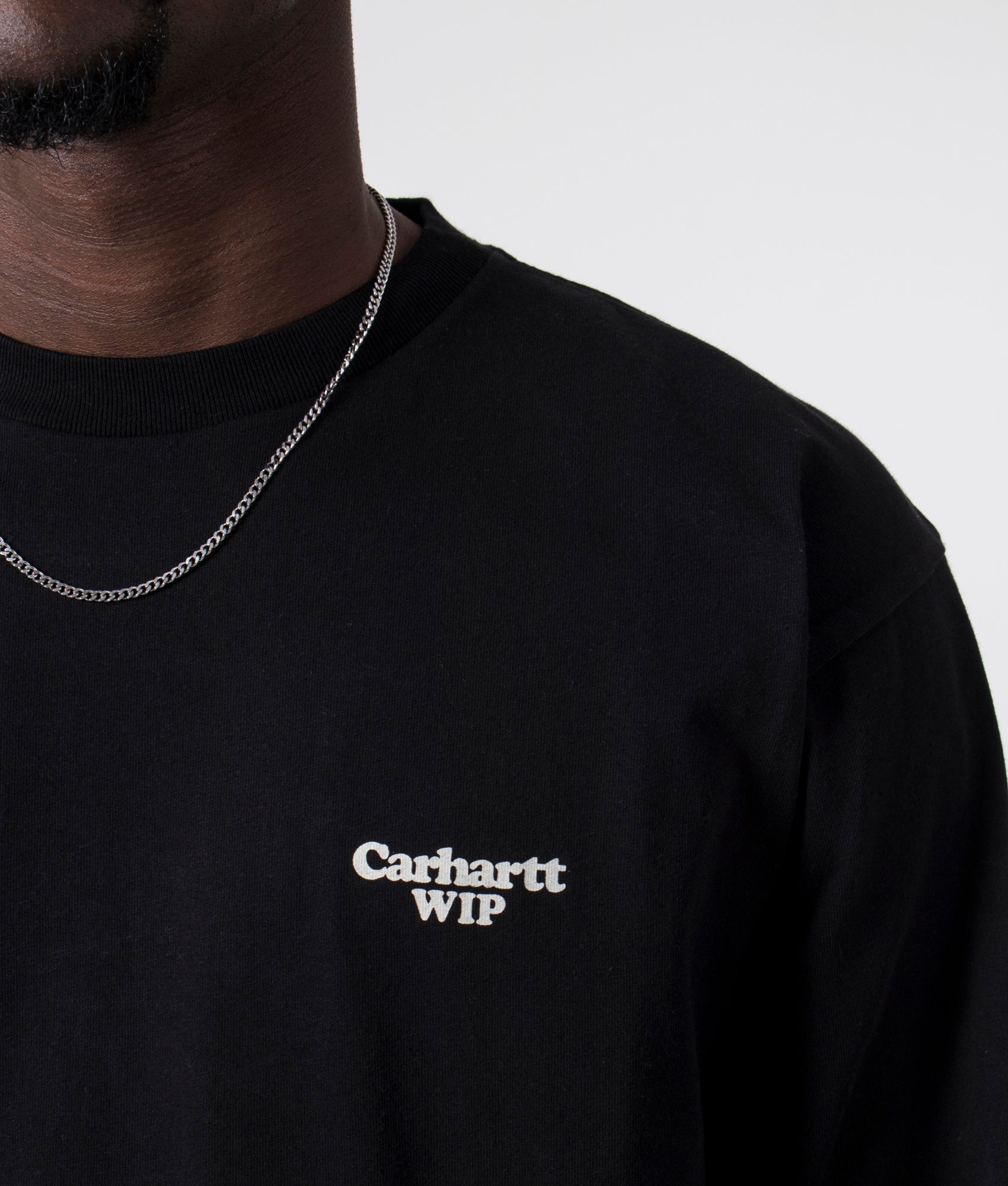 Relaxed Fit Long Sleeve Paisley T-Shirt Black | Carhartt WIP | EQVVS