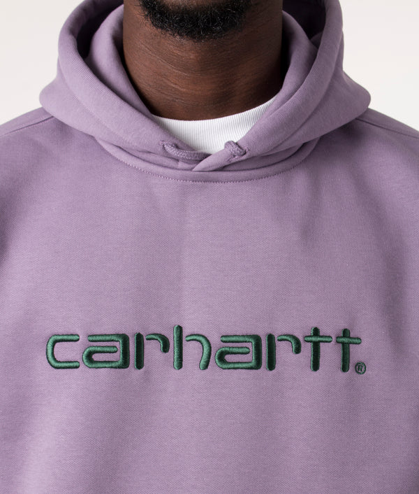 Carhartt WIP - W' Hooded Carhartt Sweatshirt - Glassy Purple/Discovery Green