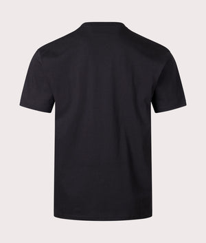 Relaxed Fit Gold Standard T-Shirt in Black by Carhartt WIP. EQVVS Back Angle Shot.