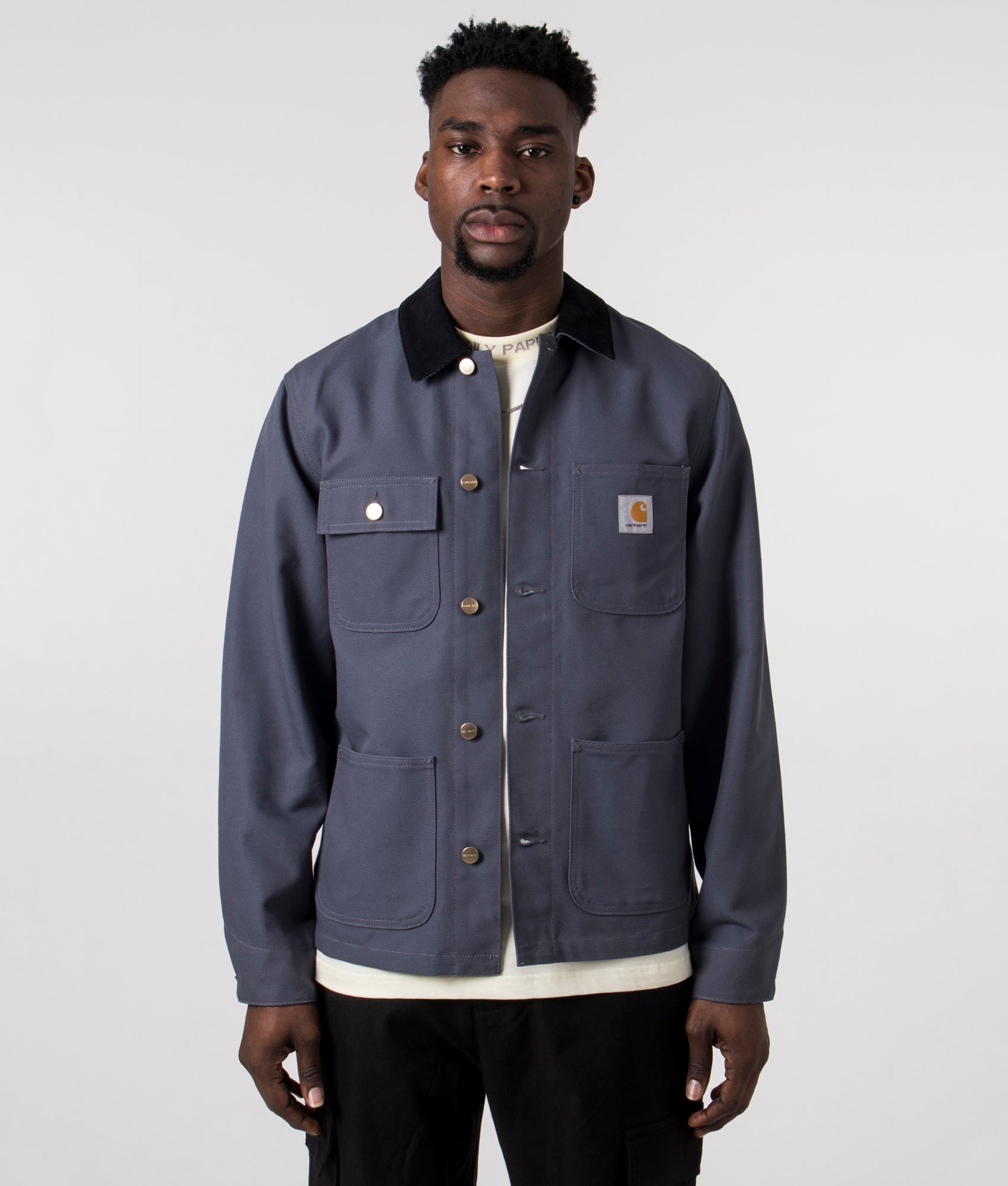 Michigan Coat in Zeus Blue & Black | Carhartt WIP | EQVVS