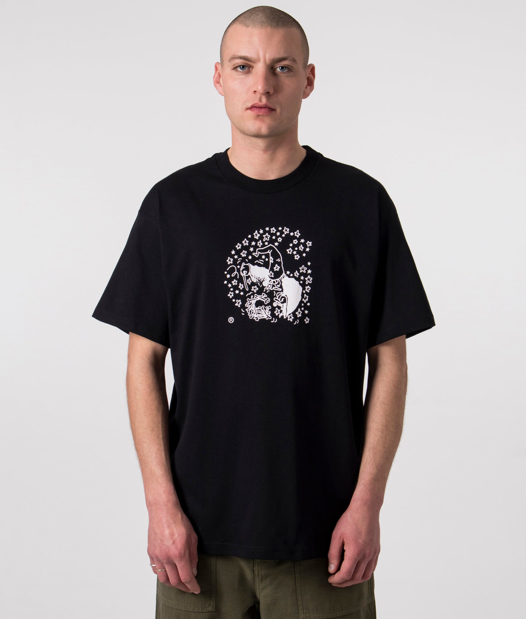 Relaxed Fit Hocus Pocus T-Shirt in Black/White | Carhartt WIP | EQVVS