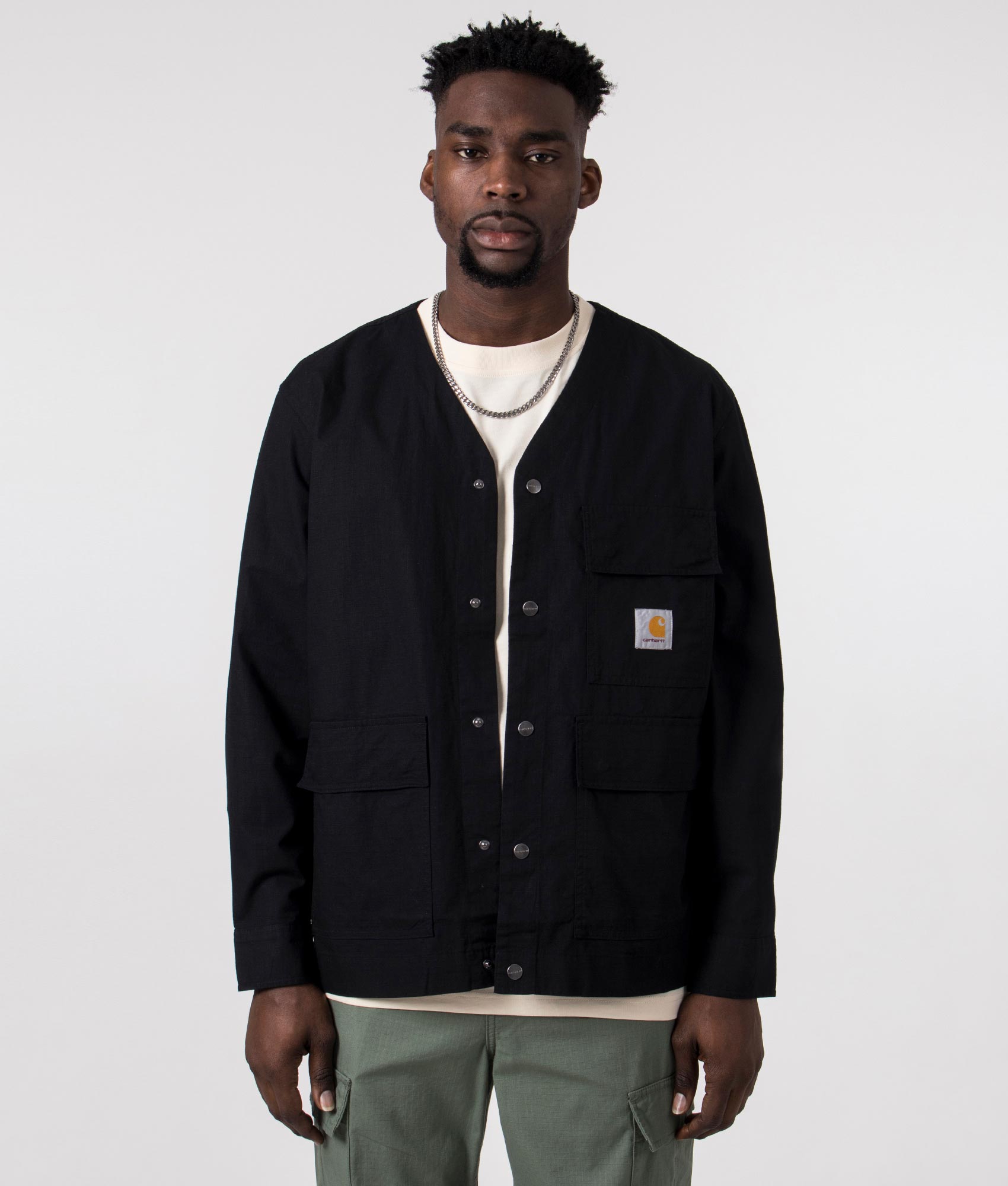 Elroy Overshirt in Black | Carhartt WIP | EQVVS Menswear