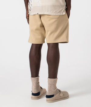 Carhartt WIP Chase Sweat short in 22IXX Sable/Gold back shot at EQVVS