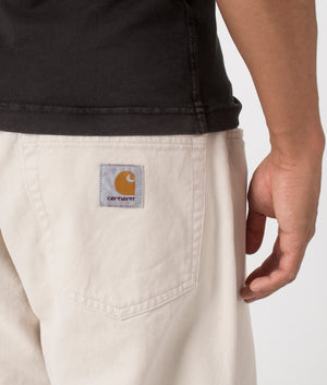 Landon Pants in Moonbeam by Carhartt WIP. Shot at EQVVS, detail shot.