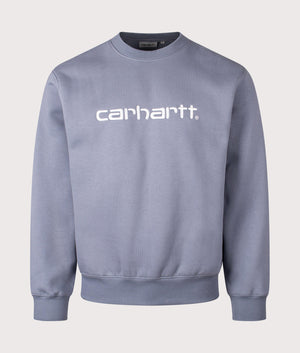 Carhartt WIP Carhartt Sweat in Dove Grey. EQVVS Front Shot.