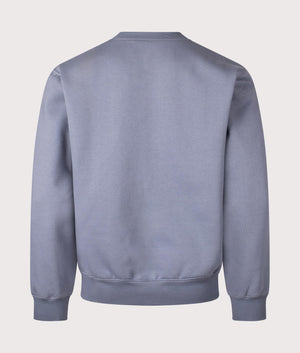 Carhartt WIP Carhartt Sweat in Dove Grey. EQVVS Back Shot.