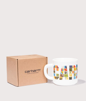 Carhartt WIP Machine Mug in Multicolour. Front angle shot at EQVVS.