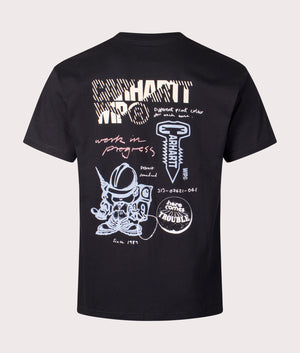 Relaxed Fit Archivo T-Shirt in Black by Carhartt WIP. EQVVS Shot. 