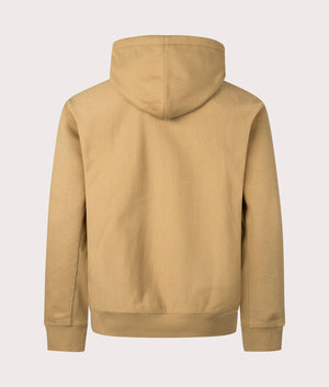 Relaxed Fit American Script Sweatshirt in Peanut Brown by Carhartt WIP. Back Shot at EQVVS.