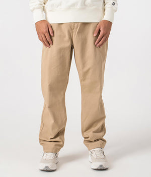 Flint Pant peanut. Carhartt WIP. Shot at EQVVS. Front shot. 