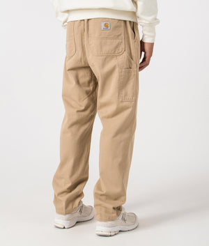 Flint Pant peanut. Carhartt WIP. Shot at EQVVS. Reverse shot. 