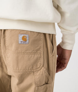 Flint Pant peanut. Carhartt WIP. Shot at EQVVS. Detail shot. 