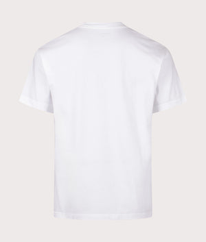 Relaxed Fit Clam T-Shirt in White by Carhartt WIP. EQVVS Back Angle Shot.