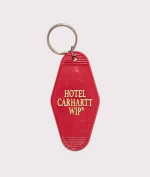 Carhartt WIP Hotel Keys Keychain in Scarlet at EQVVS Menswear Back shot