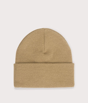 Carhartt Chase Beanie in Peanut/Gold. Shot at EQVVS. Back shot