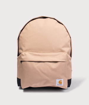 Carhartt WIP Jake Backpack in Peanut Brown. EQVVS Front Shot.