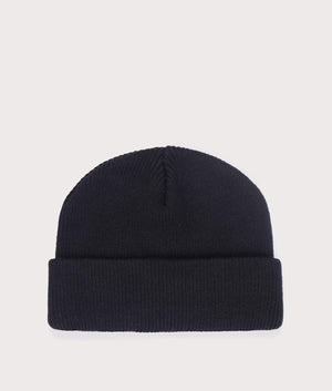  Carhartt WIP Dawson Beanie in Black. Shot at EQVVS. Back shot 