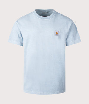 Carhartt WIP Relaxed Fit Vista T-Shirt in Dusty Ice at EQVVS Menswear front shot